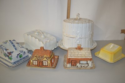 Lot 2 - Six various cheese dishes