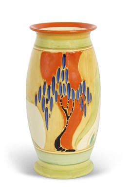 Lot 51 - A Clarice Cliff shape 264 vase in the...