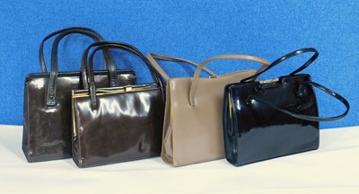 Lot 228 - Four lady's vintage handbags, to include two...