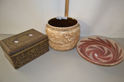 Lot 12 - Mixed Lot: Bretby planter, further pottery...