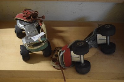 Lot 638 - Pair of vintage rollerskates