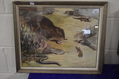 Lot 668 - A pair of framed animal prints