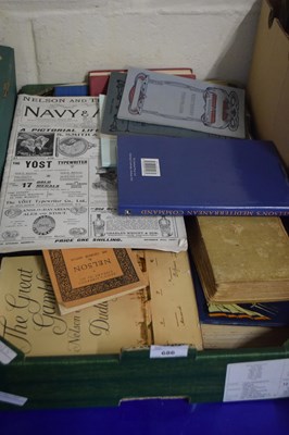 Lot 686 - Box containing a quantity of  various Nelson...