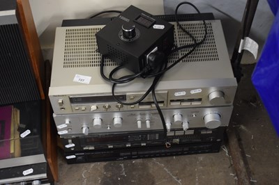 Lot 727 - Fisher amplifier together with Technics...
