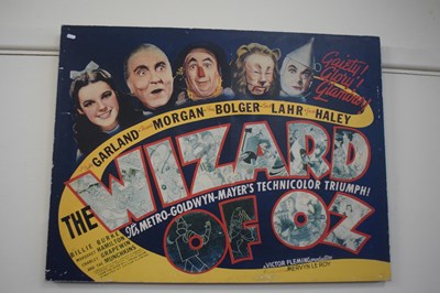 Lot 728 - Decorative wall canvas reproducing the cinema...