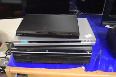 Lot 731 - Toshiba DVD player, Samsung video player etc