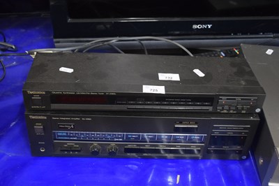 Lot 732 - Technics amplifier and tuner
