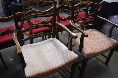 Lot 752 - Pair of carver chairs