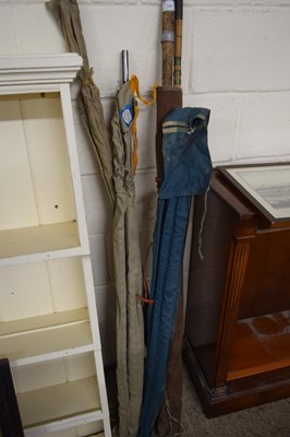 Lot 339 - MIXED LOT VARIOUS VINTAGE FISHING RODS