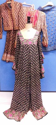 Lot 68 - A quantity of lady's Indian printed silk and...