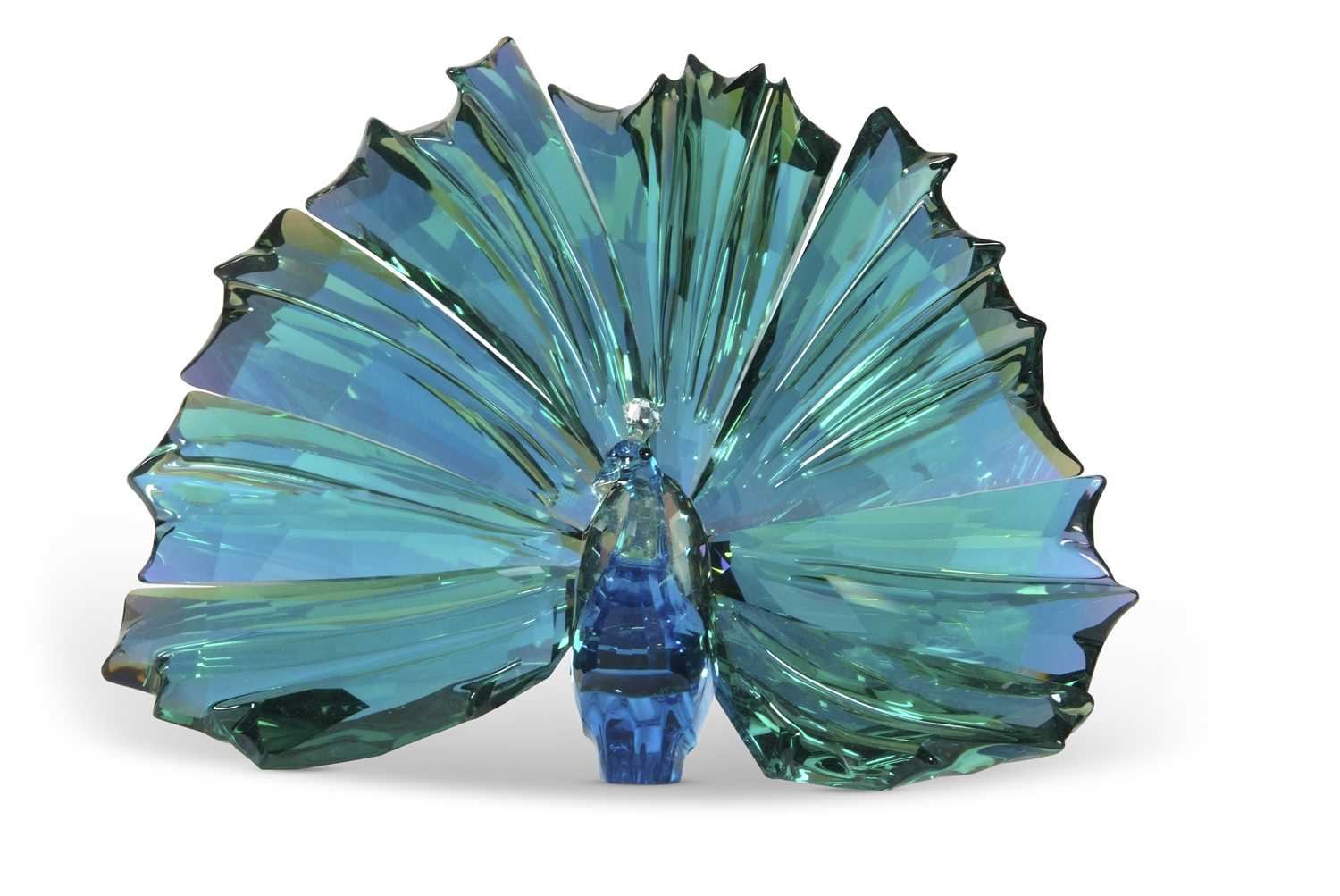 Lot 7 - A Swarovski SCS model of peacock Arya, 2015,...