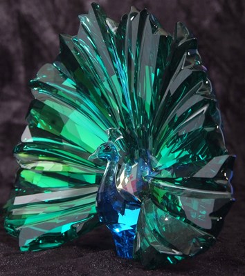Lot 7 - A Swarovski SCS model of peacock Arya, 2015,...