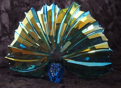 Lot 7 - A Swarovski SCS model of peacock Arya, 2015,...