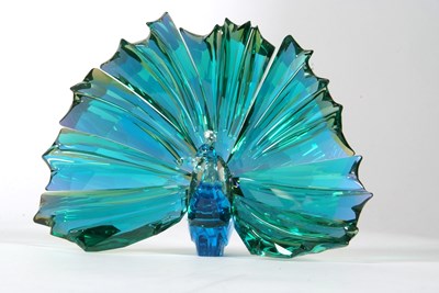 Lot 7 - A Swarovski SCS model of peacock Arya, 2015,...