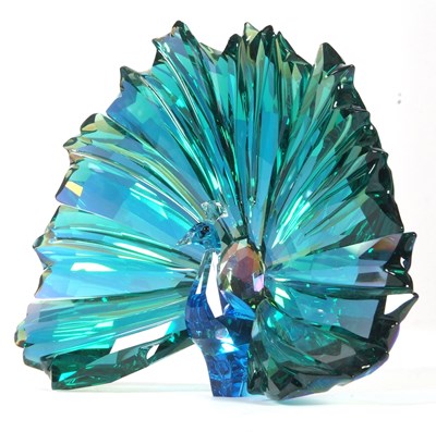 Lot 7 - A Swarovski SCS model of peacock Arya, 2015,...