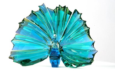 Lot 7 - A Swarovski SCS model of peacock Arya, 2015,...