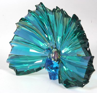 Lot 7 - A Swarovski SCS model of peacock Arya, 2015,...