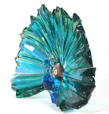 Lot 7 - A Swarovski SCS model of peacock Arya, 2015,...
