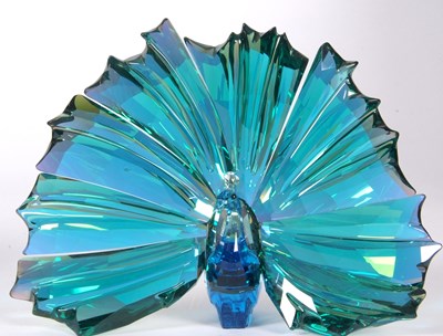 Lot 7 - A Swarovski SCS model of peacock Arya, 2015,...