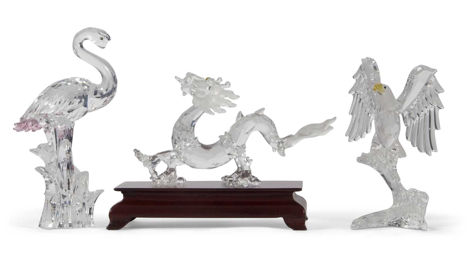 Lot 11 - A Swarovski crystal Zodiac model for the year...