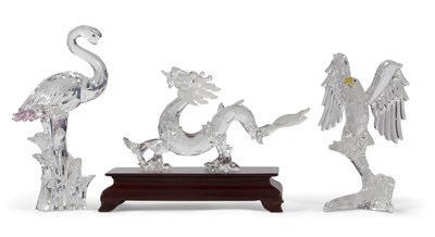 Lot 11A - A Swarovski crystal Zodiac model for the year...