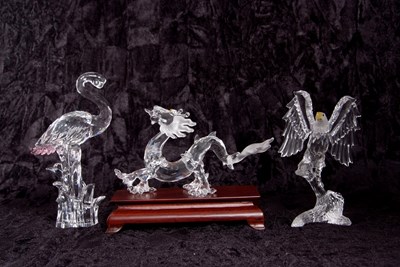 Lot 11 - A Swarovski crystal Zodiac model for the year...