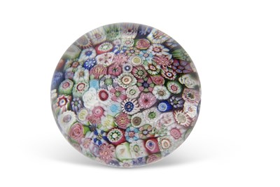 Lot 18 - A Clichy Millefiori paperweight, the base with...