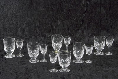 Lot 9 - A group of Waterford glass comprising six...