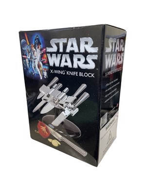 Lot 114 - A boxed Star Wars X-Wing Knife Block