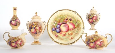 Lot 30 - A quantity of Aynsley wares decorated with...