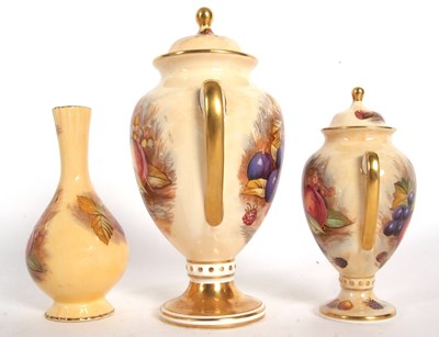 Lot 30 - A quantity of Aynsley wares decorated with...