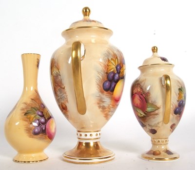 Lot 30 - A quantity of Aynsley wares decorated with...