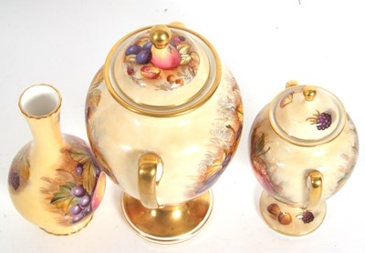 Lot 30 - A quantity of Aynsley wares decorated with...
