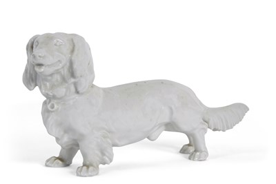 Lot 37 - Meissen porcelain Blanc-de-Chine model of a...