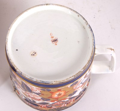 Lot 52 - Large Derby vase of Campana form with Imari...
