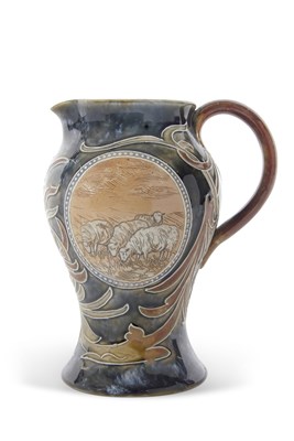 Lot 55 - Royal Doulton jug of baluster form with...