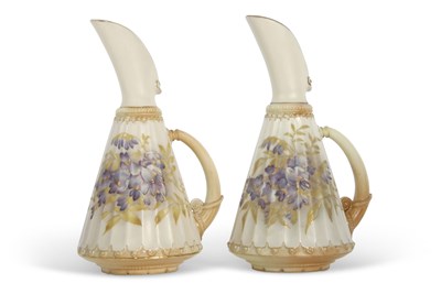 Lot 68 - A pair of early 20th Century blush ground...