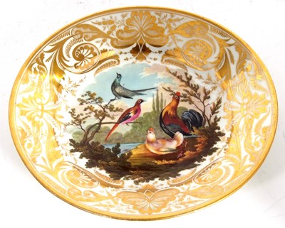 Lot 77 - A early 19th Century Derby plate painted with...