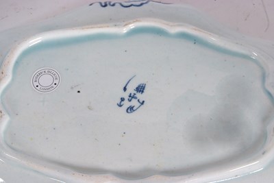Lot 79 - An 18th Century Bow porcelain shaped dish...