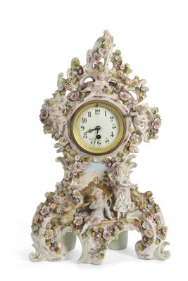 Lot 108 - A large 19th Century continental porcelain...
