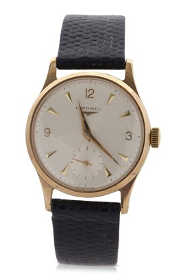 Lot 328 - A 9ct gold cased gents Longines wristwatch,...