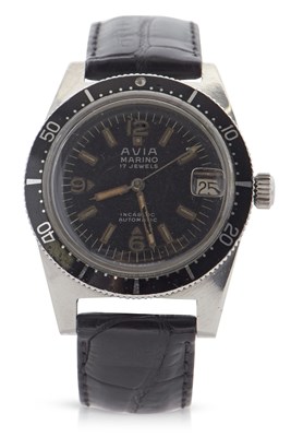 Lot 331 - An Avia Marino automatic gents wristwatch, it...