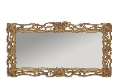 Lot 411 - A 19th Century gilt framed rectangular wall...