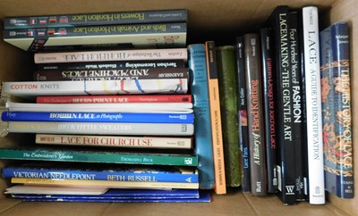 Lot 325 - A quantity of books on lacemaking
