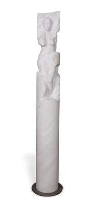 Lot 406 - Johnny Werkbrouck contemporary Carrara marble...