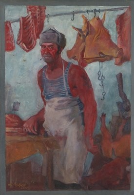 Lot 456 - A. Lukin, Russian, 20th century, An oil...