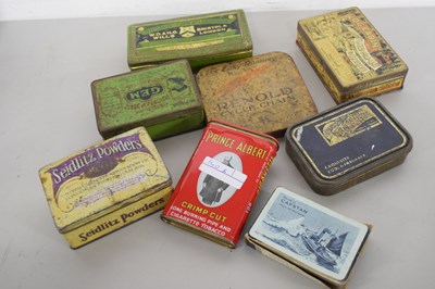 Lot 140B - QTY VARIOUS VINTAGE TOBACCO TINS