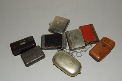 Lot 140J - COLLECTION OF 8 VARIOUS VESTA CASES