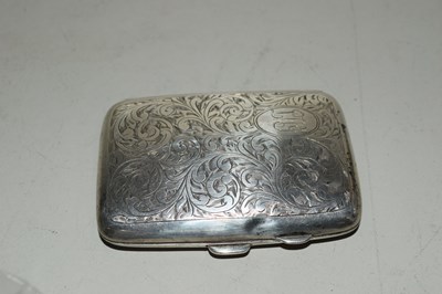 Lot 141B - SILVER CIGARETTE CASE