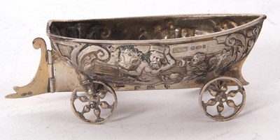 Lot 109 - An antique continental white metal novelty pin...